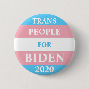 Badge Rond 5 Cm Bouton Trans Gens Pour Biden