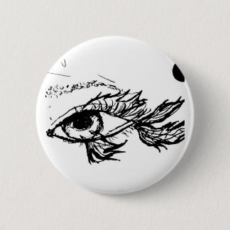Badge Rond 5 Cm Bouton Trippy de poissons