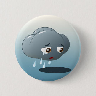 Badge Rond 5 Cm Bouton triste