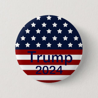 Badge Rond 5 Cm Bouton Trump