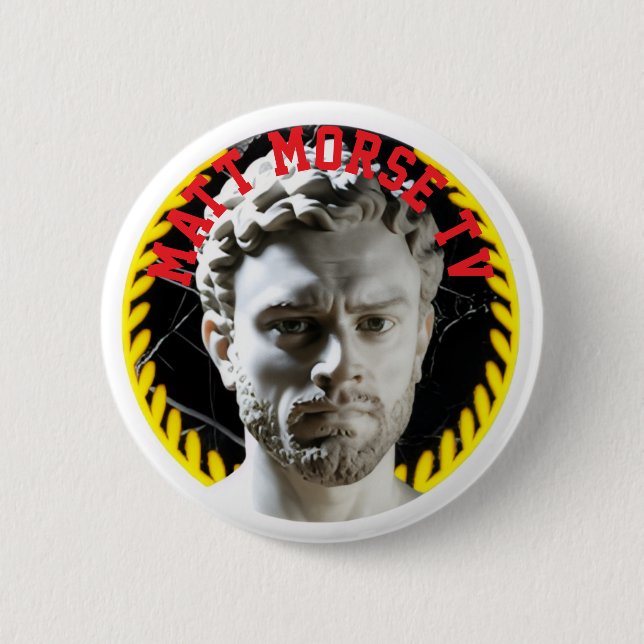 Badge Rond 5 Cm Bouton TV Matt Morse (Devant)