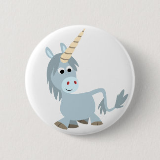 Badge Rond 5 Cm Bouton Unicorn Sympa Bouton Cartoon