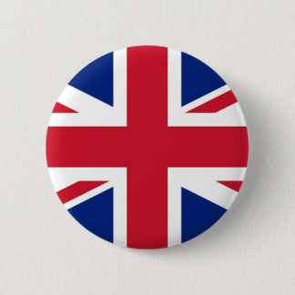 Badge Rond 5 Cm Bouton Union Jack UK