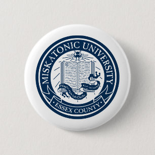 Badge Rond 5 Cm Bouton Université Miskatonique