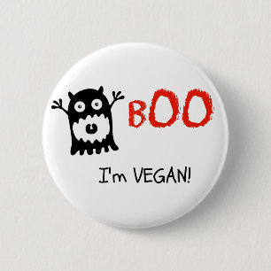 Badge Rond 5 Cm Bouton Vegan