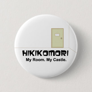 Badge Rond 5 Cm Bouton ver. anglais de Hikikomori