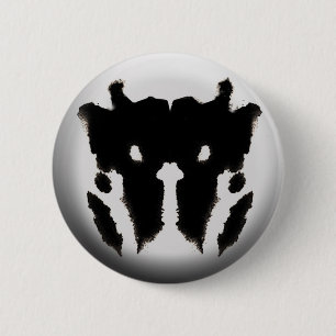 Badge Rond 5 Cm bouton VI du test de blocage d'encre