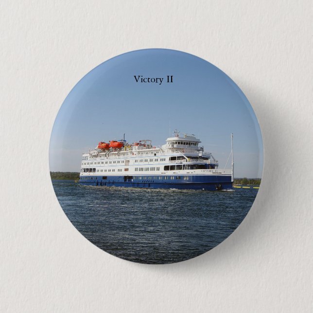 Badge Rond 5 Cm Bouton Victory II (Devant)