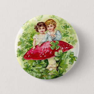 Badge Rond 5 Cm Bouton vintage du jour de St Patrick