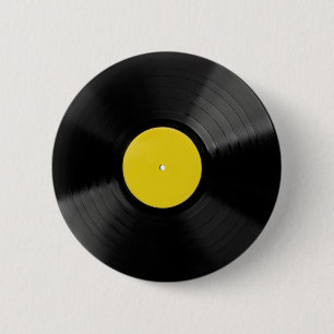Badge Rond 5 Cm Bouton Vinyl Old School