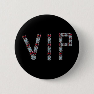 Badge Rond 5 Cm Bouton VIP