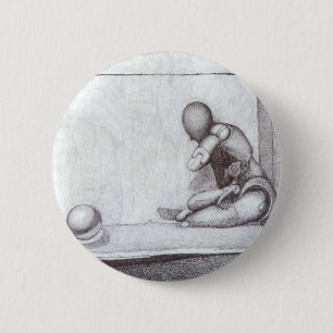 Badge Rond 5 Cm Bouton Visages