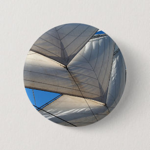 Badge Rond 5 Cm Bouton Voilier