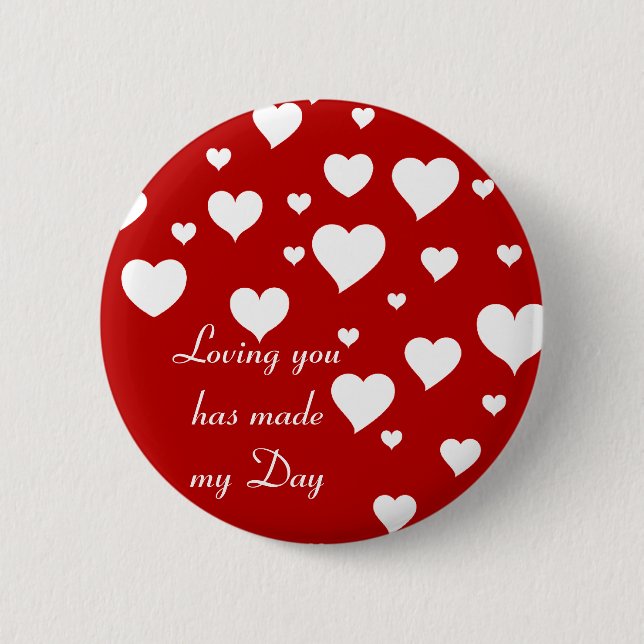 Badge Rond 5 Cm Bouton Vous aimer_ (Devant)