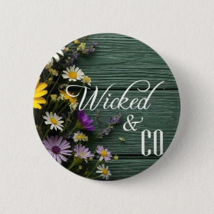 Badge Rond 5 Cm Bouton Wicked & CO 1 Round