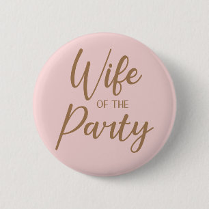 Badge Rond 5 Cm Bouton Wifelorette de la femme du Parti