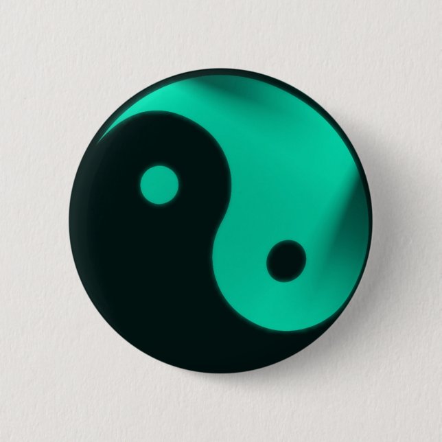 Badge Rond 5 Cm Bouton Yin yang (Devant)