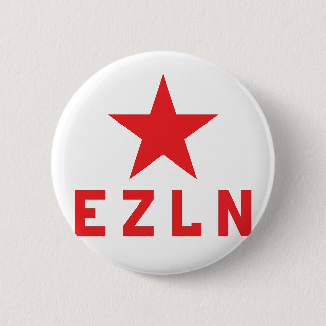 Badge Rond 5 Cm Bouton Zapatiste EZLN (Devant)