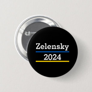 Badge Rond 5 Cm Bouton Zelensky 2024