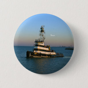 Badge Rond 5 Cm Bouton Zeus