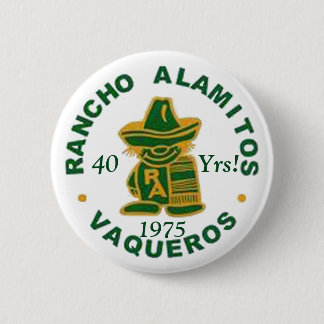 Badge Rond 5 Cm Boutons 1975 de la Réunion de Rancho Alamitos