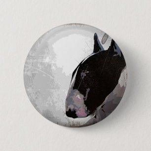 Badge Rond 5 Cm Boutons anglais d'insigne de bull-terrier