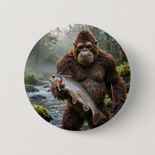 Badge Rond 5 Cm Boutons Bigfoot (Devant)