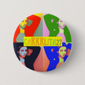 Badge Rond 5 Cm Boutons Carrrlita27 colorés !