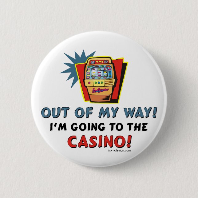 Badge Rond 5 Cm Boutons Casino (Devant)