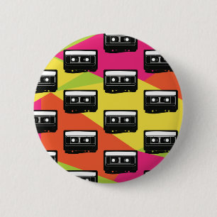 Badge Rond 5 Cm Boutons de bascule de la partie néon