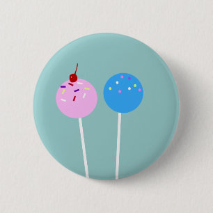 Badge Rond 5 Cm Boutons de Cake Pops MIGNONS