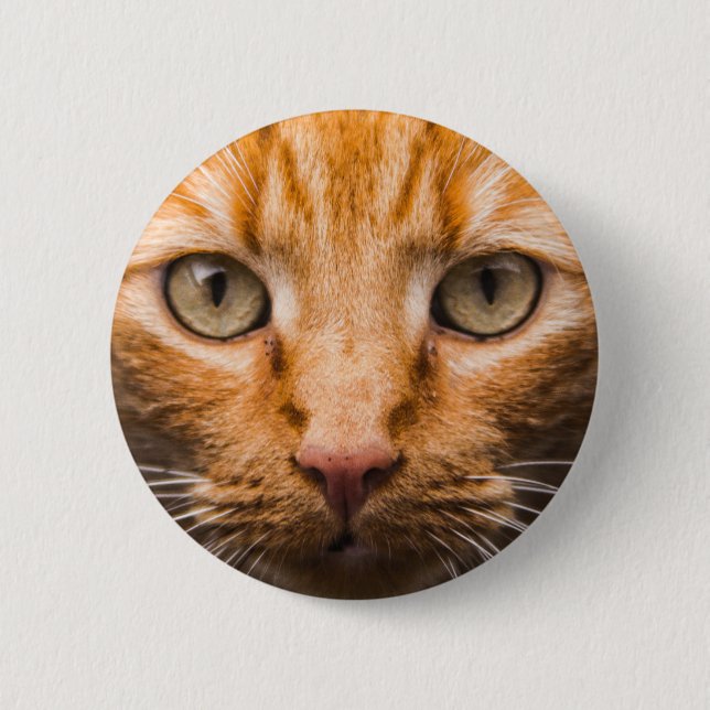 Badge Rond 5 Cm Boutons de chat de regarder (Devant)