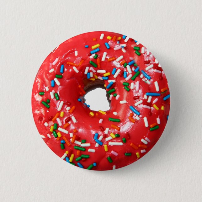 Badge Rond 5 Cm Boutons de donut (Devant)