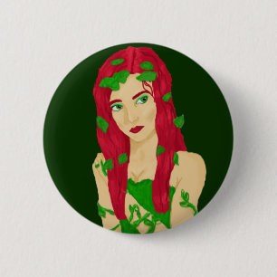 Badge Rond 5 Cm Boutons de fille de vigne