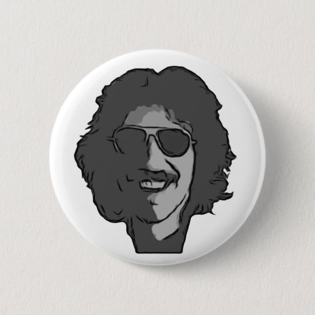 Badge Rond 5 Cm Boutons de Freddie de saxophone (Devant)