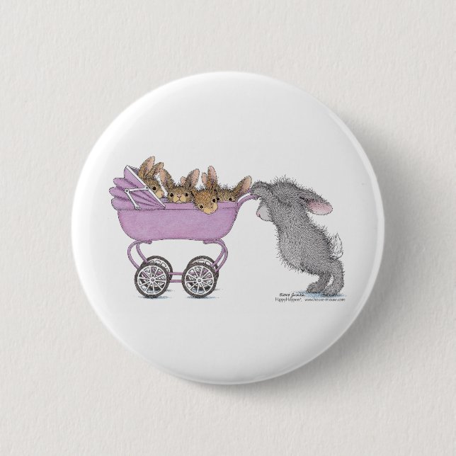 Badge Rond 5 Cm Boutons de HappyHoppers® (Devant)