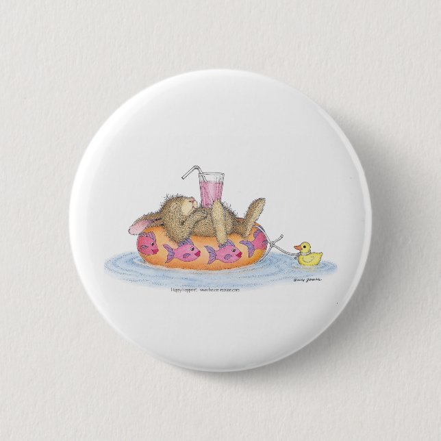 Badge Rond 5 Cm Boutons de HappyHoppers® (Devant)