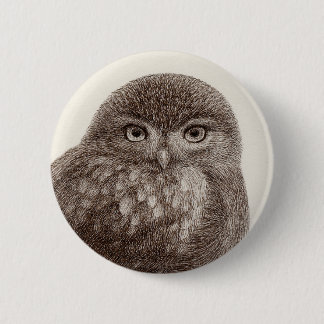 Badge Rond 5 Cm Boutons de hibou de bébé