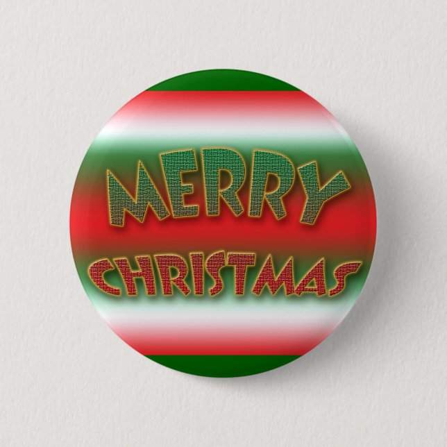 Badge Rond 5 Cm Boutons de Joyeux Noël et insignes, énonciations (Devant)