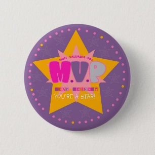 BADGE ROND 5 CM BOUTONS DE MVP PAL