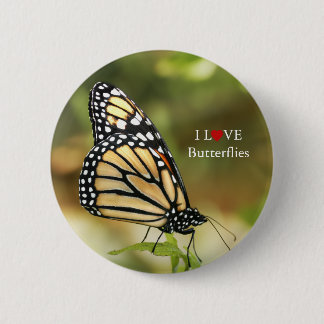 Badge Rond 5 Cm Boutons de papillon à porter