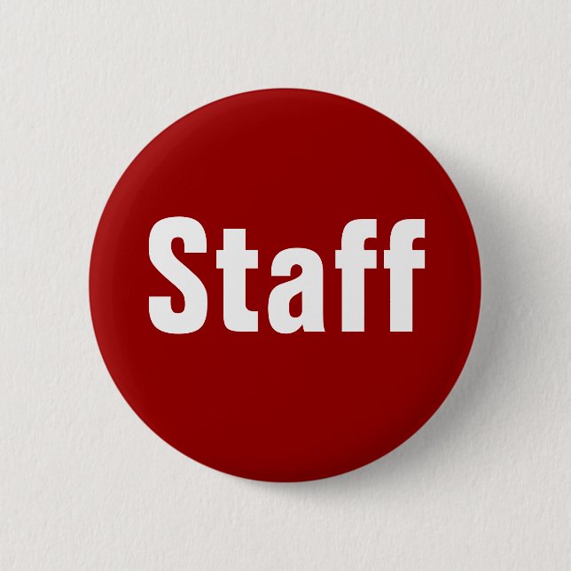Badge Rond 5 Cm Boutons de personnel (Devant)