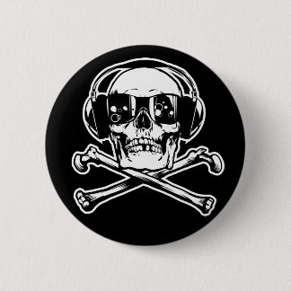 Badge Rond 5 Cm Boutons de pirate de Digitals