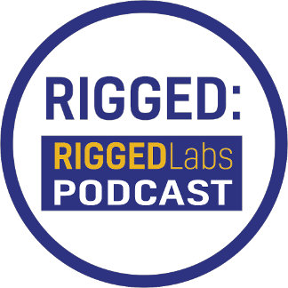 Badge Rond 5 Cm Boutons de PODCAST de sensibilisation RIGGEDLabs S