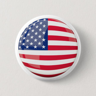 Badge Rond 5 Cm Boutons d'impression d'un drapeau américain