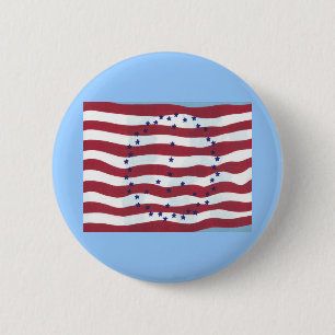 Badge Rond 5 Cm Boutons d'indicateur d'étoile et de trait