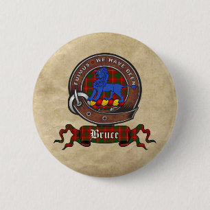 Badge Rond 5 Cm Boutons d'insigne du clan Bruce