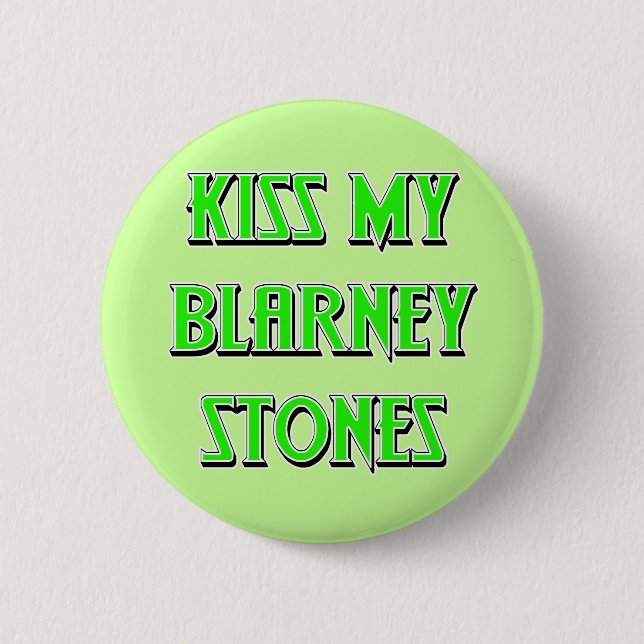 Badge Rond 5 Cm Boutons d'Irlandais du jour de St Patrick (Devant)