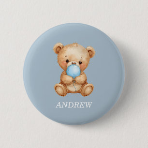 Badge Rond 5 Cm Boutons d'ours en peluche