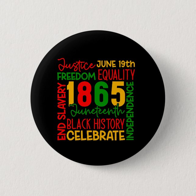 Badge Rond 5 Cm Boutons du 11 juin (Devant)